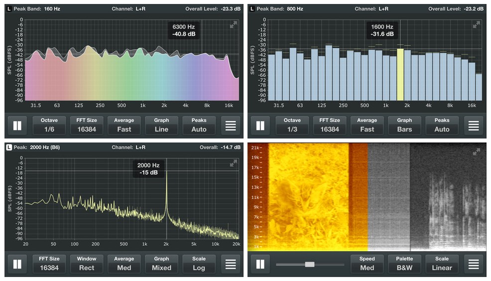 spectrum analyzer app for laptop